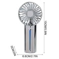 thumbnail image 3 of shyuyusa Handheld Electric Fan Portable USB Rechargeable Small Fan Personal Cooling Tool For Outdoor, 3 of 8