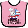 thumbnail image 3 of Inktastic Grandpa First Mate Grandchild Sailing Boys or Girls Baby Bib, 3 of 4