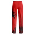 thumbnail image 5 of JULMCOMO Halloween Pajama Pants for Women Blood Ghost Print Elastic Waist Drawstring Casual Sleepwear Pants Funny Print Loose Comfy Pajama Bottoms Hot Pink XL, 5 of 5