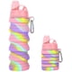 thumbnail image 1 of Botella de agua para niñas a prueba de fugas, sin BPA, plegable, 1 of 5