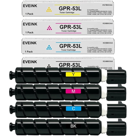 GPR 53 GPR-53 GPR53 Toner Cartridge Compatible for Canon imageRUNNER Advance C3325i C3330i C3525i C3530i DX C3725i C3730i C3826i C3830i C3835i Printers