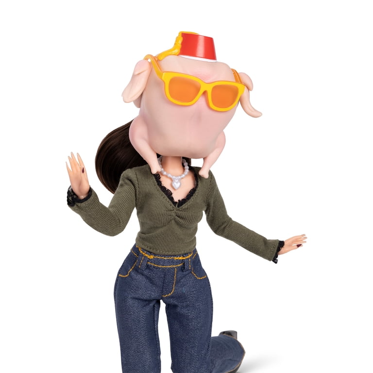 Friends Monica Turkey Head Collector Fashion Doll with Stand photo 3