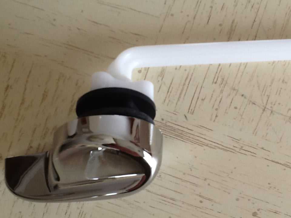 Toilet Flush Handle Chrome with Nylon Arm by NuFlush