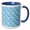 Blue/White, variant on 3drose, Seamless Geometric Pattern Background Design - Abstract Vector Graphic, 11oz Mug