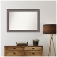 thumbnail image 2 of Amanti Art Custom Wall and Bathroom Mirror (30.25 x 43.25 in.), Country Barnwood Frame, 2 of 6