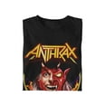 thumbnail image 3 of Anthrax - Half Devil Unisex T-Shirt - Black - Small, 3 of 5