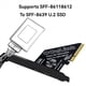 thumbnail image 4 of 2X Tarjeta Adaptadora SFF 8611 y 8612 Compatible con PCie 4.0 X8 A Oculink. Convierte la Tarjeta de Expansión de 2 Puertos SSD SFF-8639 U.2 A SSD, 4 of 5