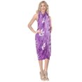 thumbnail image 4 of HAPPY BAY Women's Beachwear Summer Beach Wrap Bikini Wraps Swimwear Swim Cover up Skirt Bathing suit Swimsuit Sarong Coverups for Women One Size Violet, Dolphin, 4 of 5