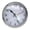 Arabic silver, variant on 80MM Quartz Clock Inserts Movement Mechanism Replacement Roman Arabic Numerals