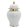 thumbnail image 1 of Modern Ceramic Ginger Jar with Lid Storage Jar Bud Vase Display Home Containers Table Centerpiece Ornament ,, 1 of 7