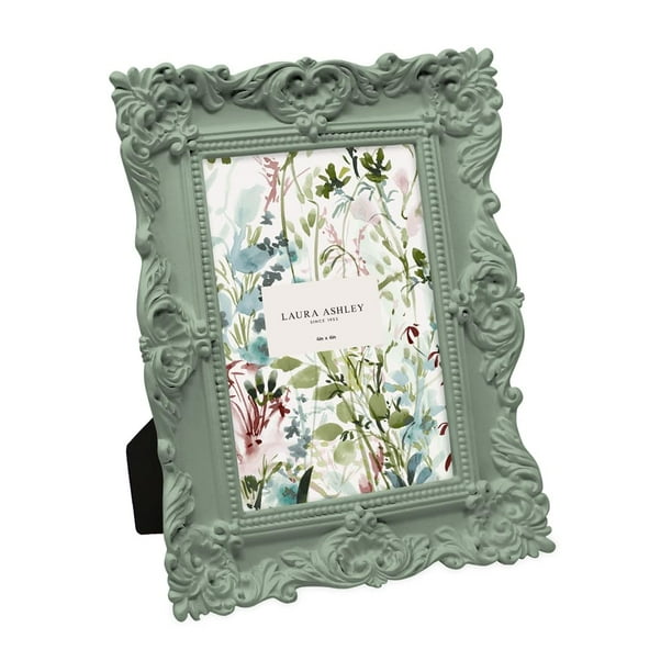 Marco de fotos Laura Ashley Matt Rosemary decorativo 4x6