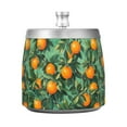 thumbnail image 7 of Yayeee Ashtray with Lid for Cigarette Smokeless Stainless Steel Home Ash Holder, Orange Tree Pattern, 7 of 7