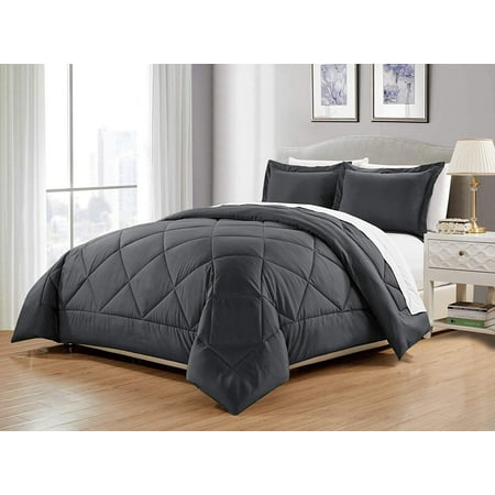 Chezmoi Collection 3 Piece Goose Down Alternative Comforter Duvet