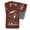 Brown, variant on Inkdotpot 50 Pack Happy Halloween Halloween Favor Paper Tags Craft Real Silver Foil Hang Tag