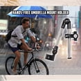 thumbnail image 1 of TechWave Hands- Umbrella Mount Holder Stroller Wheelchair Umbrella Stand Back Light Cycling Lights for Road Bike Bike Phone Holder Bag Bike Rack for Tire Bike Ut800 Smart Headlight Top Tube Bag Road, 1 of 9
