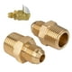 thumbnail image 4 of Adaptador de cobre abocinado de 2 piezas de 1/2'' NPT a 3/8'' para brasero de gas roscado, 4 of 7