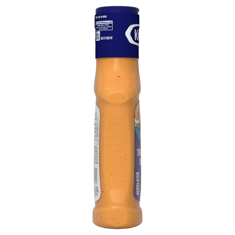 Kraft Thousand Island Dressing 8 fl oz Bottle Creamy Tangy Salad and  Sandwich Dressing - Walmart.com