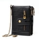 thumbnail image 3 of Cartera de hombre con cadena retro con doble cremallera Monedero Monedero multitarjetas, 3 of 4