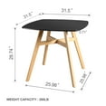 thumbnail image 4 of Modern Dining Table, Thickness MDF Top kitchen table, Dining Room Table for Kitchen Living Room., 4 of 5