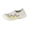Yellow, variant on Women's Anti-Collision Toe Slip-On Sneakers, Breathable Knit Mesh Flats with Comfort Round Toe for Daily Travel & Walking Black