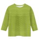 thumbnail image 4 of Blusa de poliéster para mujer, cuello redondo, manga 3/4, color liso, a la moda para niños, 4 of 5