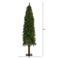 thumbnail image 2 of 6 Flocked Grand Alpine Artificial Christmas Tree with 300 Clear Lights and 601 Bendable Branches on Natural Trunk, 2 of 10