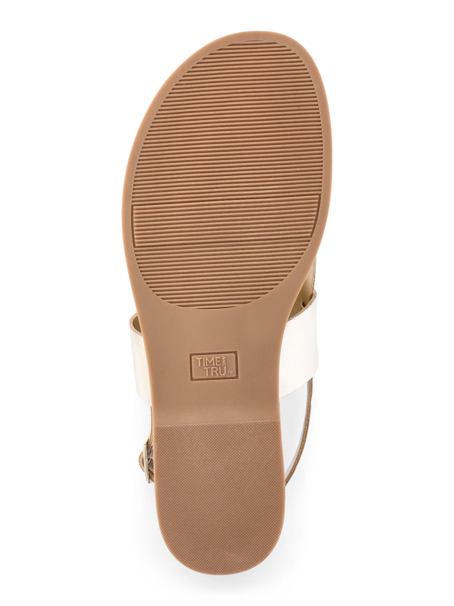 Time and Tru Women's Strappy Toe Thong Sandal
