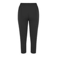 thumbnail image 5 of XuJwPNcy Women's Capri Pants Drawstring Low Waisted Straight Leg Cropped Pants Soft Comfy Capris, 5 of 6
