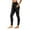 Black, variant on WBQ Women's High Waist Leggings with Pockets Soft Stretch Sports Yoga Pants
