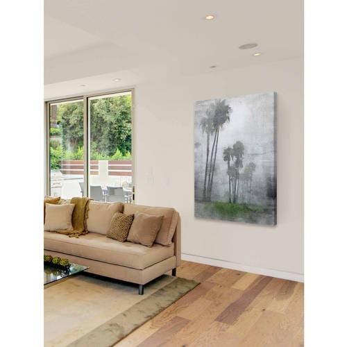 "A Foggy Morning" Painting Print on Wrapped Canvas