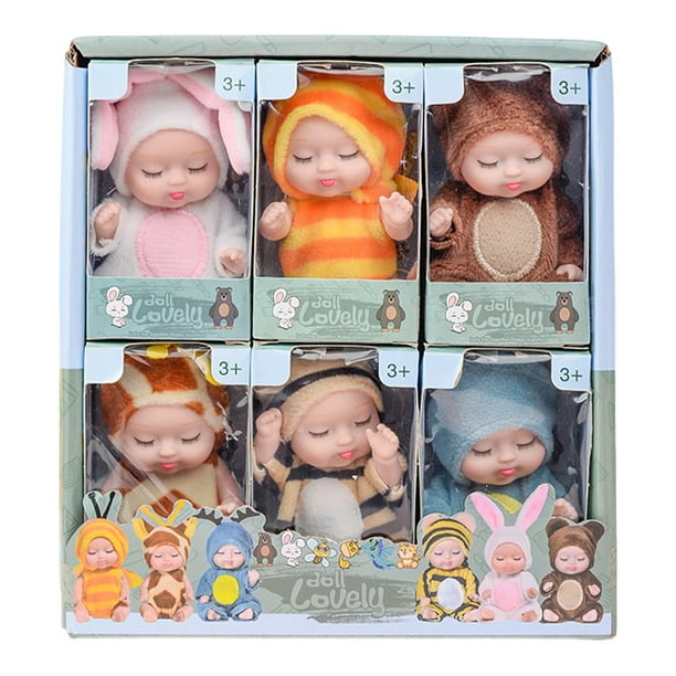 Sleep Series Reborn Baby Doll Muñecas Pequeñas Simulación Renacimiento Juguete