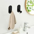 thumbnail image 5 of NWOKYZGH 1Pc Sticky Adhesive Hooks for Hanging, Stainless Steel Key Holder Command Hooks Stick On Wall Mount Hanger Over the Door Metal Utility Hooks for Kitchen, Cup, Coat, hat, 5 of 6