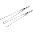thumbnail image 5 of Uxcell 10.6'' Aquarium Straight Tweezers Fish Tank Aquatic Plants Clip  Stainless Steel Silver Tone 2Pcs, 5 of 5