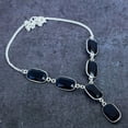 thumbnail image 2 of Natural London Blue Topaz Gemstone 925 Sterling Silver Jewelry Necklace 18", 2 of 2