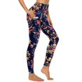 thumbnail image 4 of Bohemian Pattern High Waisted Leggings for Women No See Through Tummy Control Buttery Soft Yoga Pants for Workout Athletic Running, 4 of 6