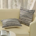 thumbnail image 4 of Blue Gray Pillow Covers 18x18 Set of 2 Modern Abstract Striped Throw Pillows Art Painting Decoration Pillow Cases Linen Farmhouse Cushion Case Outdoor Decorative Throw Pillows for Couch Sofa, 4 of 7
