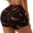 thumbnail image 2 of Red Hot Chili Peppers Workout Shorts For Women Scrunch Butt Lifting Yoga Gym Seamless Booty Biker Shorts Small, 2 of 9