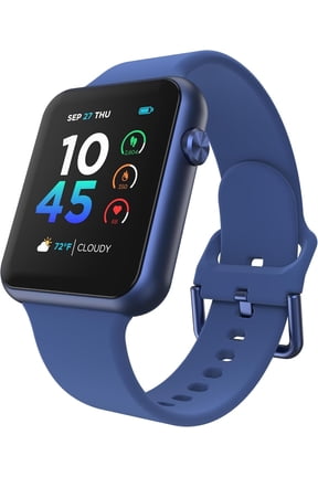 Pre-Owned iTouch Air 4 Smartwatch: Blue Case With Blue Silicone Strap 41mm TA4M01-K06