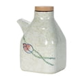 thumbnail image 4 of Botella grande de aceite de cerámica, recipiente para líquidos de cocina de fácil vertido, gran capacidad para vinagres maduros, 4 of 9