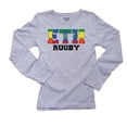 thumbnail image 1 of Ethiopia Rugby - Olympic Games - Rio - Flag Women's Long Sleeve Grey T-Shirt, 1 of 2