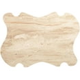 thumbnail image 5 of Meridian Furniture Liona Beige Marble And Acacia Wood Coffee Table, 5 of 9
