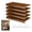 Walnut, variant on GDF Studio 24" Wire Shelf Covers with Wood Grain Texture, Plastic Rack Liners for Removable Closet, Oak, Set of 5