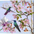 thumbnail image 2 of Great Art Now Hummingbird & Oriole Bird Botanical by Art Licensing Studio 2 Piece Canvas Art Set Each 14W x 14H, 2 of 3