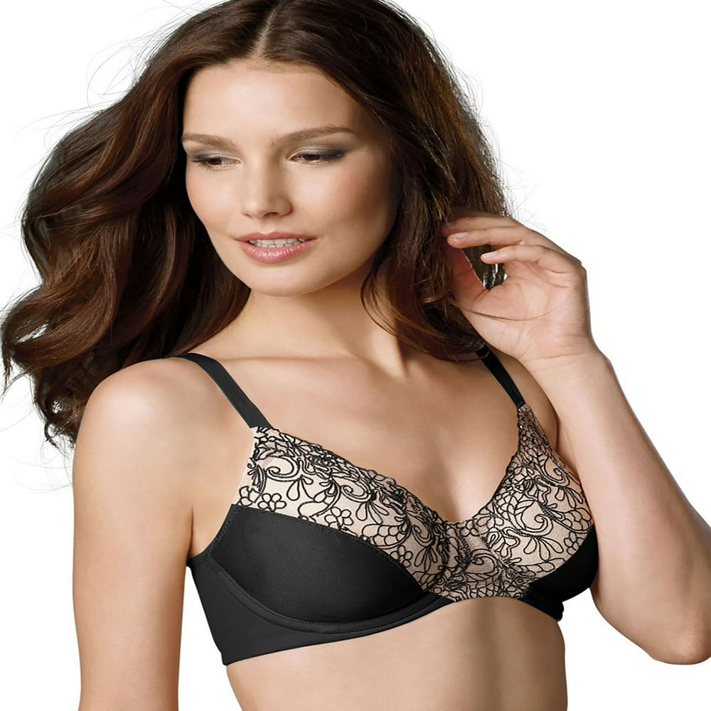 Hanes Bali Glamorous Minimizer Underwire Bra, Style 3438 Walmart