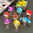 thumbnail image 2 of Sanrio Lollipop Series Figure Cinnamoroll My Melody Hello Kitty Kuromi Pochacco Hangyodon Figurine Anime Model Cute Doll Toy, 2 of 5