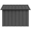 vidaXL Dog House Outdoor Pet Kennel Puppy Shelter Kennel Galvanized Steel