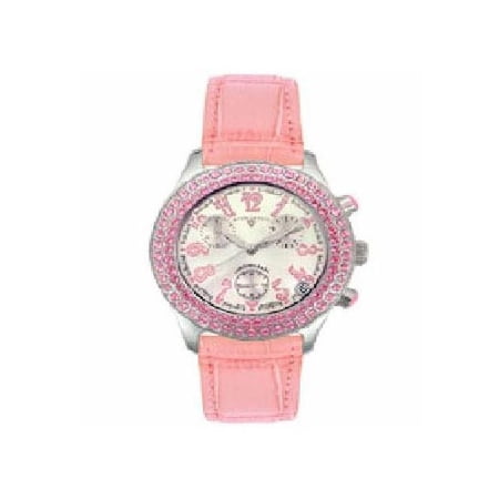 Ladies' Swiss Legend Pink Chronograph Watch
