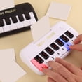 thumbnail image 2 of Mini Teclado Eléctrico para Niños, Rompecabezas, Educación Temprana, Piano Electrónico, Juguete Educativo, Instrumento Musical para Niñas y Niños, Color Beige., 2 of 5