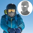 thumbnail image 4 of Winter Cycling Face Mask Windproof Balaclava Neck Warmer for Outdoor Sports Cold Weather Protection Gray, 4 of 5