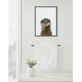 thumbnail image 6 of Kate and Laurel Sylvie Animal Studio Otter Framed Canvas Wall Art by Amy Peterson Art Studio, 18x24 Gray, Modern Animal Portrait Art for Wall, 6 of 7